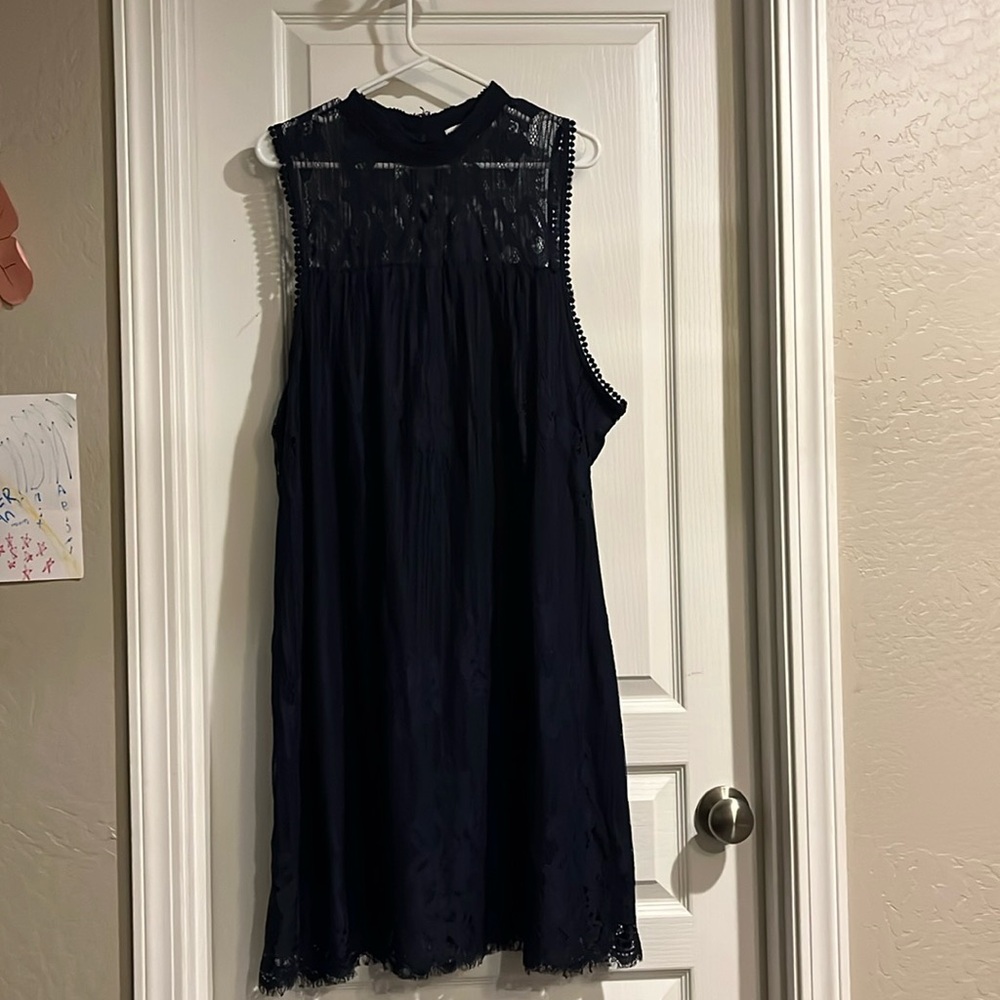 Navy blue dress